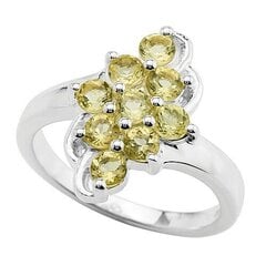 Серебряное (925) кольцо с драгоценными камнями, код AH55003 цена и информация | Кольца | 220.lv