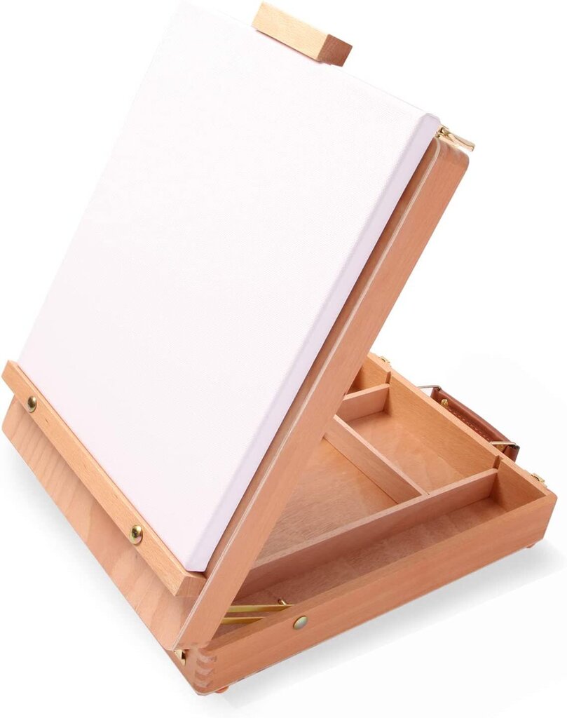 Molberts-kaste ar akrila krāsām, K 18118 cena un informācija | Modelēšanas un zīmēšanas piederumi | 220.lv