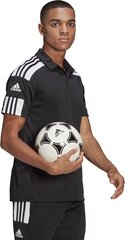 Мужская футболка Adidas Squadra 21 Polo GK9556, черный цена и информация | Футбольная форма и другие товары | 220.lv