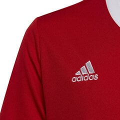 Детская футболка Adidas Entrada 22 Jsy H57496, красный цена и информация | Футбольная форма и другие товары | 220.lv