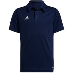 Polo bērnu T-krekls Adidas Entrada 22 H57493, tumši zils цена и информация | Футбольная форма и другие товары | 220.lv