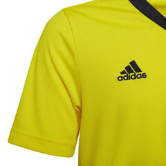 Bērnu T-krekls Adidas Entrada 22 Jersey HI2127, dzeltens cena un informācija | Futbola formas un citas preces | 220.lv