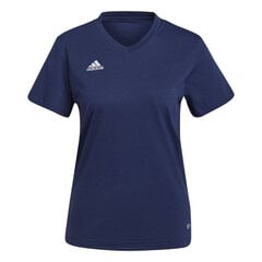 Женская футболка Adidas Entrada 22 HC0440, темно-синий цена и информация | Футбольная форма и другие товары | 220.lv