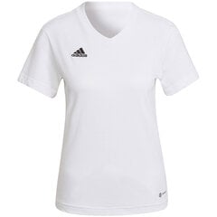 Sieviešu T-krekls adidas Entrada 22 HC0442, balts цена и информация | Женские футболки | 220.lv