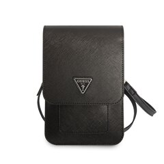 Guess PU Saffiano Triangle Logo Phone Bag Grey цена и информация | Чехлы для телефонов | 220.lv