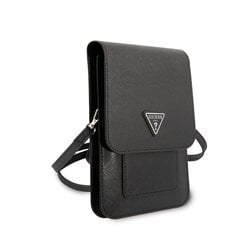 Guess PU Saffiano Triangle Logo Phone Bag Grey цена и информация | Чехлы для телефонов | 220.lv