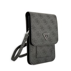 Guess PU 4G Triangle Logo Phone Bag Black цена и информация | Чехлы для телефонов | 220.lv