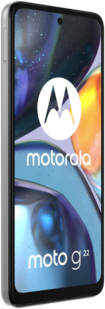 Motorola Moto G22 64GB, Dual SIM, Pearl White cena un informācija | Mobilie telefoni | 220.lv