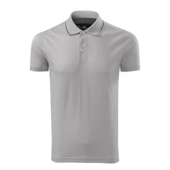 Vīriešu polo krekls MALFINI Mercer Grand sudrabaini pelēks ADL 259A416 цена и информация | Мужские футболки | 220.lv