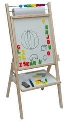 Divpusēja magnētiskā zīmēšanas tāfele ar papīra rulli cena un informācija | Attīstošās rotaļlietas | 220.lv