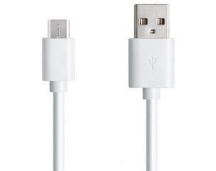 Goodbuy micro USB kabelis 1m balts cena un informācija | Savienotājkabeļi | 220.lv