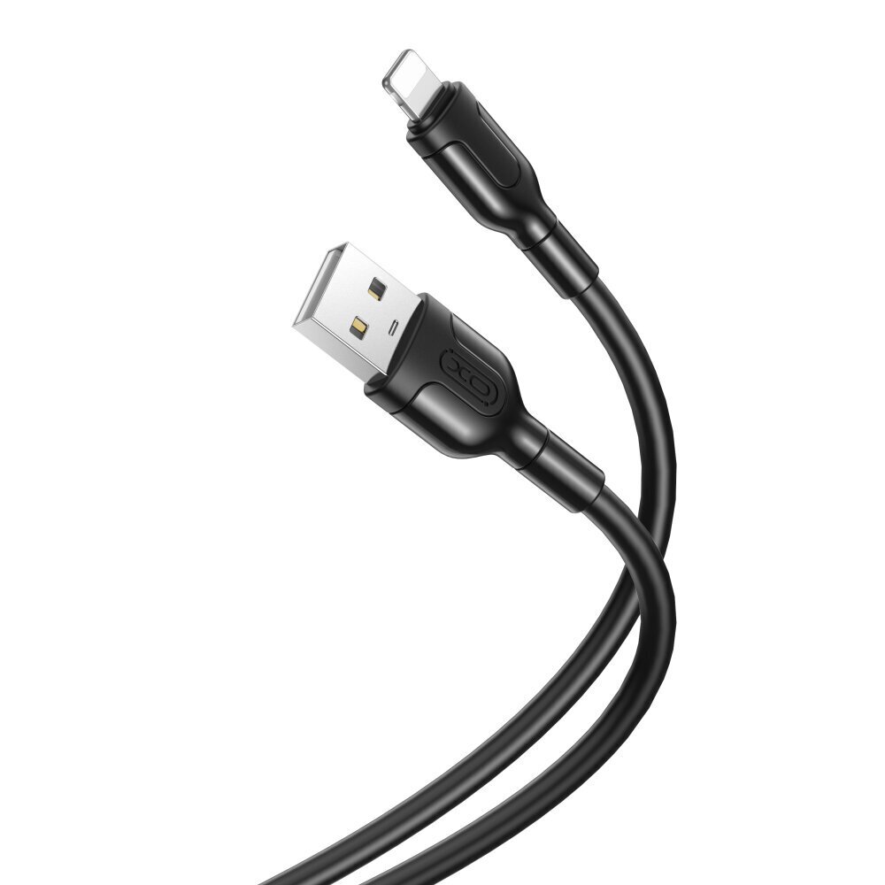XO cable NB212 USB - Lightning 1,0 m 2,1A melns цена и информация | Savienotājkabeļi | 220.lv