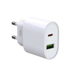 XO ladētājs L81A PD QC 3.0 3A 1x USB 1x USB-C balts cena un informācija | Lādētāji un adapteri | 220.lv