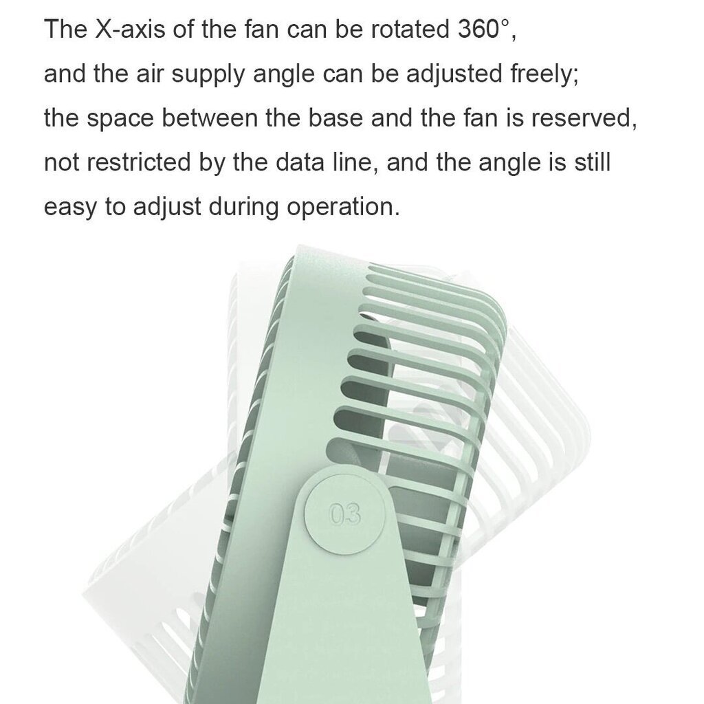 Darbvirsmas ventilators, Sothing USB cena un informācija | Ventilatori | 220.lv