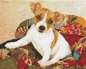 Dimantu mozaīka Patchwork pup 40,50x50,50 cm cena un informācija | Dimantu mozaīkas | 220.lv