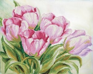 Алмазная мозаика Букет тюльпанов 40,6х50,8 см цена и информация | Алмазная мозаика | 220.lv