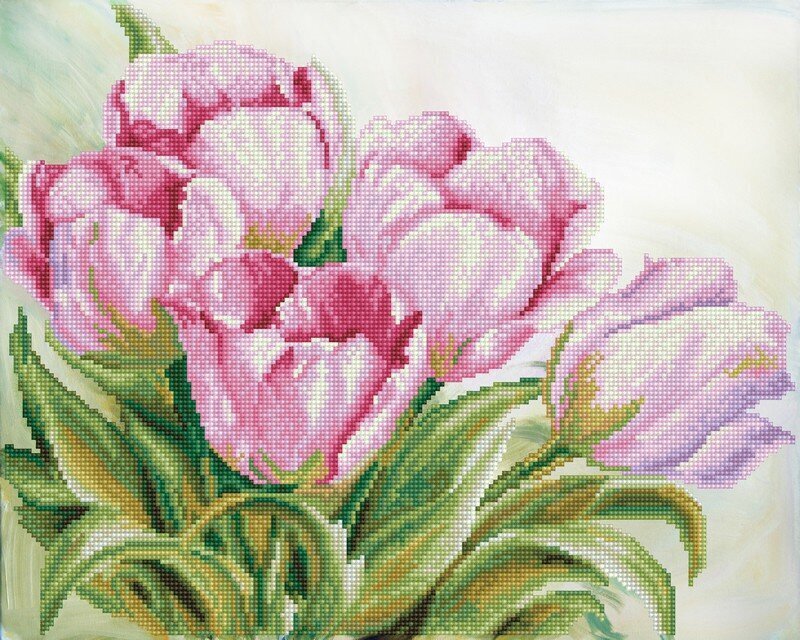 Dimantu mozaīka Tulip swathe 40,6x50,8 cm цена и информация | Dimantu mozaīkas | 220.lv