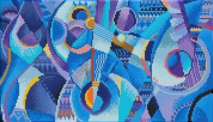 Dimantu mozaīka Blue Moods 47x27 cm цена и информация | Алмазная мозаика | 220.lv