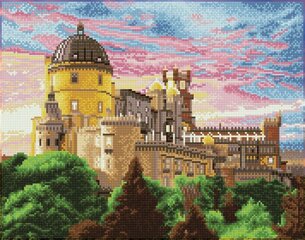 Dimantu mozaīka Pena National Palace Sintra Portugal 47x37 cm cena un informācija | Dimantu mozaīkas | 220.lv