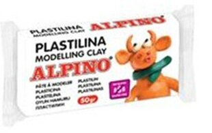 Пластилин Alpino, белый, 50 г цена и информация | Принадлежности для рисования, лепки | 220.lv