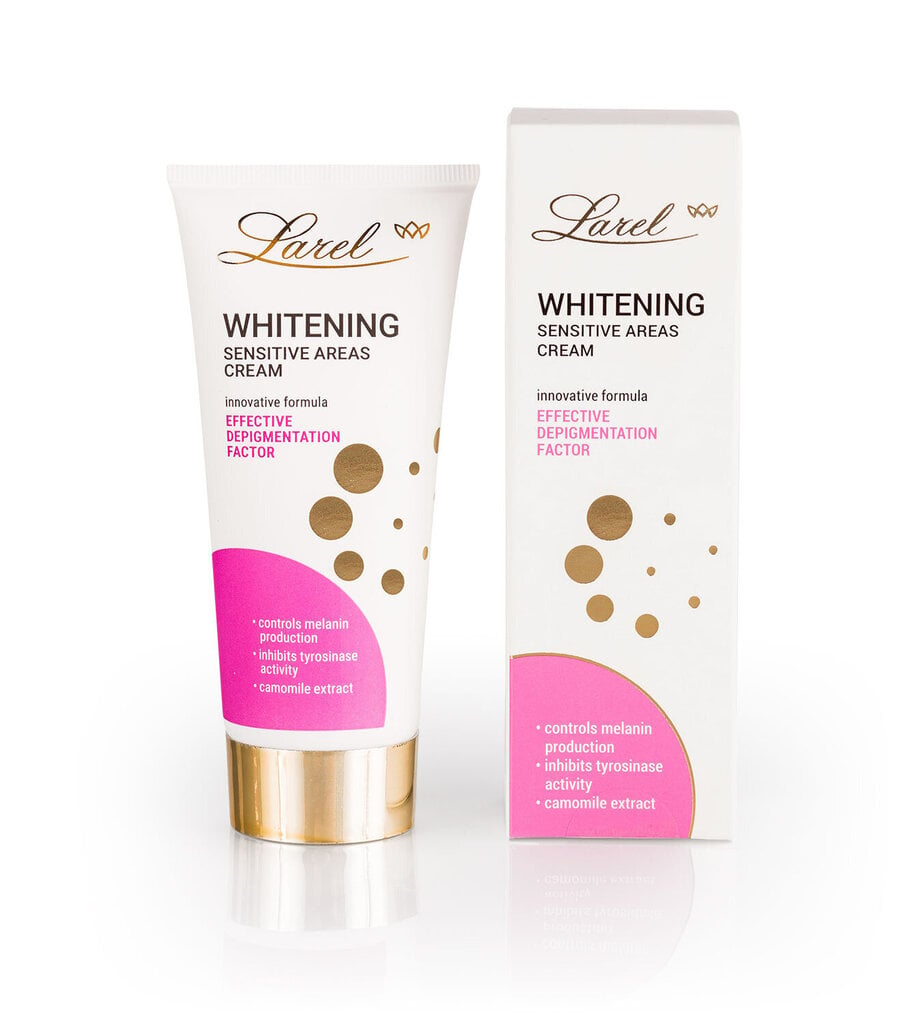 Krēms maigo zonu balināšanai, Larel Whitening, 100 ml cena un informācija | Ķermeņa krēmi, losjoni | 220.lv