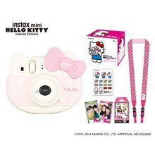 Fujifilm Instax Mini Hello Kitty + Instax mini glossy fotopapīrs (10 gab.) cena un informācija | Digitālās fotokameras | 220.lv
