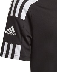 Футболка детская Adidas Squadra 21 GN5739, черная, 116 cm цена и информация | Футбольная форма и другие товары | 220.lv