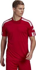 Мужская футболка с короткими рукавами Adidas Squadra 21 Jersey GN5722, красный цена и информация | Футбольная форма и другие товары | 220.lv