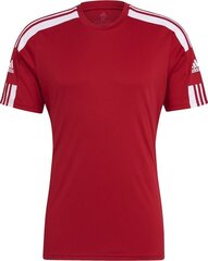 Мужская футболка с короткими рукавами Adidas Squadra 21 Jersey GN5722, красный цена и информация | Футбольная форма и другие товары | 220.lv