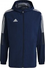 Куртка мужская Adidas Tiro 21 Windbreaker GP4962, темно-синий, XL размер цена и информация | Футбольная форма и другие товары | 220.lv