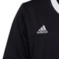 Bērnu T-krekls Adidas Entrada 22 Jsy H57497, melns cena un informācija | Futbola formas un citas preces | 220.lv