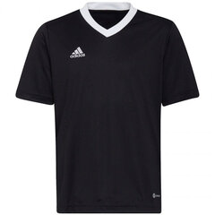 Детская футболка Adidas Entrada 22 Jsy H57497, черный цена и информация | Футбольная форма и другие товары | 220.lv