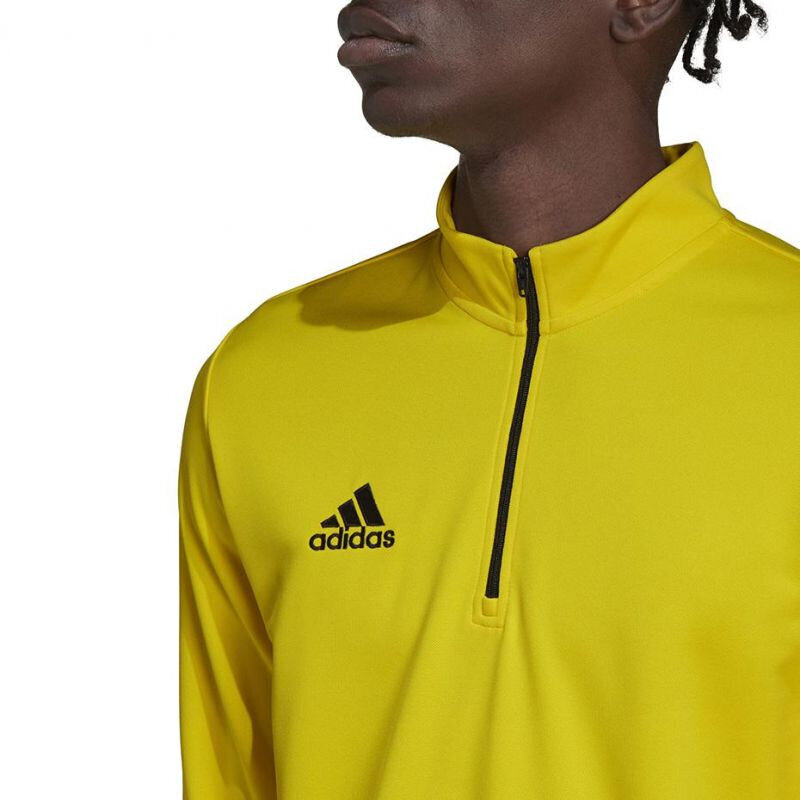 Vīriešu treniņu džemperis Adidas Entrada 22 HI2128, dzeltens cena un informācija | Sporta apģērbs vīriešiem | 220.lv