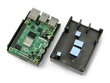 Korpuss piemērots Raspberry Pi 4B - ar izgriezumiem - alumīnijs - grafīts цена и информация | Atvērtā koda elektronika | 220.lv