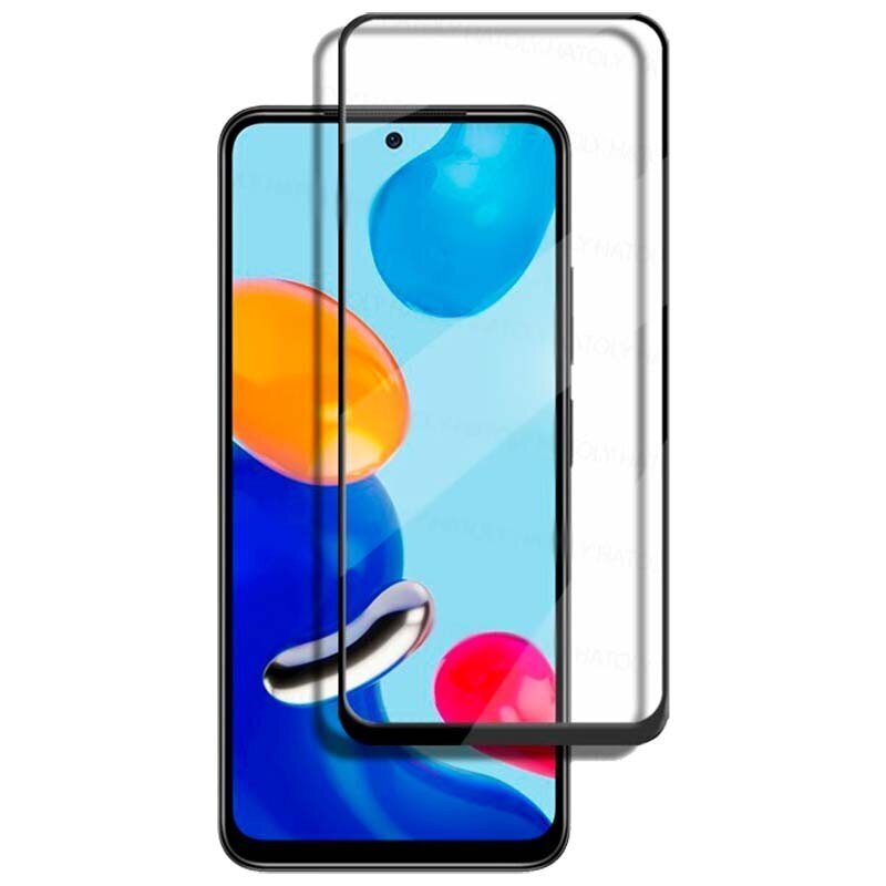 Fusion full glue 5D aizsargstikls pilnam ekrānam Xiaomi Redmi Note 11 / Note 11S melns цена и информация | Ekrāna aizsargstikli | 220.lv