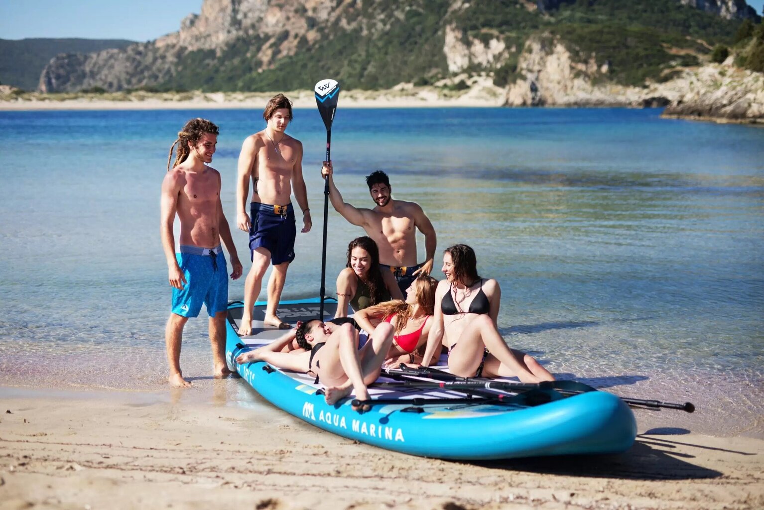 Piepūšams SUP dēlis Aqua Marina MEGA, 550 cm cena un informācija | SUP dēļi, sērfa dēļi un piederumi | 220.lv