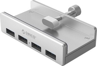 Orico MH4PU-P-SV-BP цена и информация | Адаптеры и USB разветвители | 220.lv