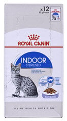 Konservi kaķiem Royal Canin Indoor Sterilised Jelly, 12x85 g cena un informācija | Konservi kaķiem | 220.lv