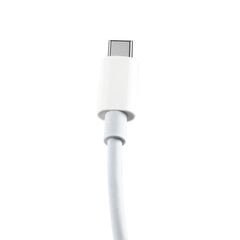 Maxlife MXUC-05 cable USB-C - USB-C 1,0 m 20W white цена и информация | Кабели для телефонов | 220.lv