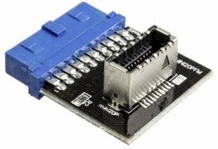 Raijintek USB 3.0 20 Pin to USB Mini 20 Pin Frontpanel USB Type C Adapter Motherboard cena un informācija | Atvērtā koda elektronika | 220.lv