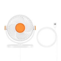 Baseus Serenity desktop oscillating fan (white) цена и информация | Вентиляторы | 220.lv