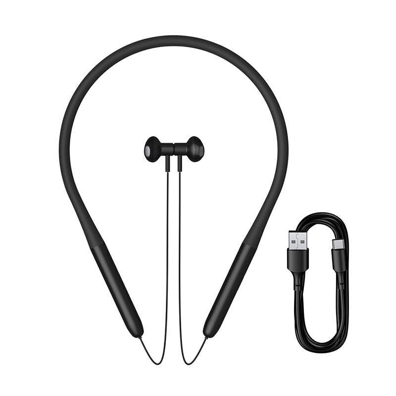 Neckband Magnetic Sport Earphones Baseus Bowie P1 (black) cena un informācija | Austiņas | 220.lv