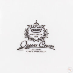 Queens Crown šķīvis "Medības" zaļā krāsā Komplektā 3 gab. Diametrs 17 cm. cena un informācija | Trauki, šķīvji, pusdienu servīzes | 220.lv