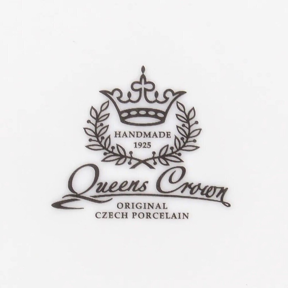 Queens Crown porcelāna kvadrātveida servīzes trauks salātiem “Medības” (Fazāns) sarkanā krāsā Izmērs 24x24 cm. cena un informācija | Trauki, šķīvji, pusdienu servīzes | 220.lv