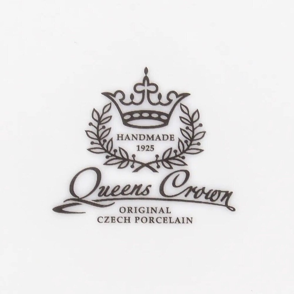 Queens Crown porcelāna trīsstūrveida servēšanas bļoda "Medības" (zaķis) sarkanā krāsā Izmērs 16,5 cm. cena un informācija | Trauki, šķīvji, pusdienu servīzes | 220.lv