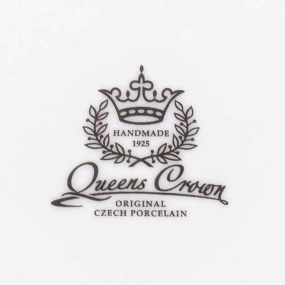Queens Crown porcelāna trīsstūrveida servēšanas bļoda, "Medības" (stirna) sarkanā krāsā Izmērs 16,5 cm. цена и информация | Trauki, šķīvji, pusdienu servīzes | 220.lv