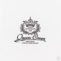 Queens Crown neliela servēšanas paplāte, "Medības" (Skrejošais briedis) sarkanā krāsā Izmērs 21 x 14 cm. cena un informācija | Trauki, šķīvji, pusdienu servīzes | 220.lv