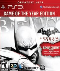 PS3 Batman: Arkham City GOTY Edition US Version цена и информация | Компьютерные игры | 220.lv