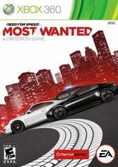 Xbox 360 Need for Speed: Most Wanted 2012 (Import) цена и информация | Компьютерные игры | 220.lv