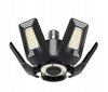 LED darbnīcas un garāžas gaismeklis ar regulējamu apgaismojuma leņķi, 5 spārni, 80w cena un informācija | Āra apgaismojums | 220.lv